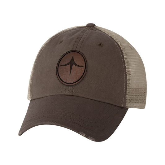 FITTRON Leather Patch Dad Hat